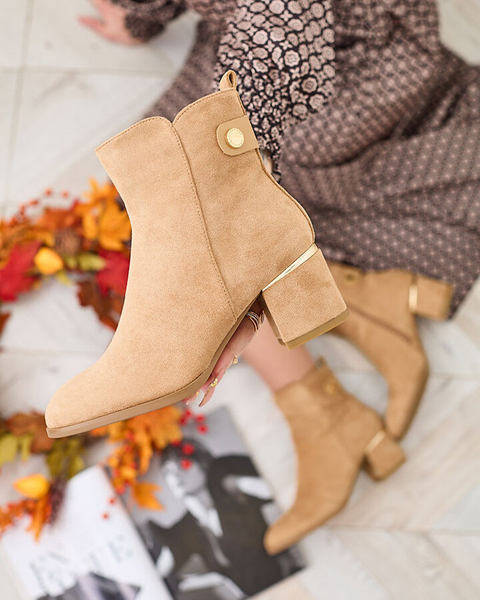 Royalfashion Damenstiefel in Hellbraun Dogdas