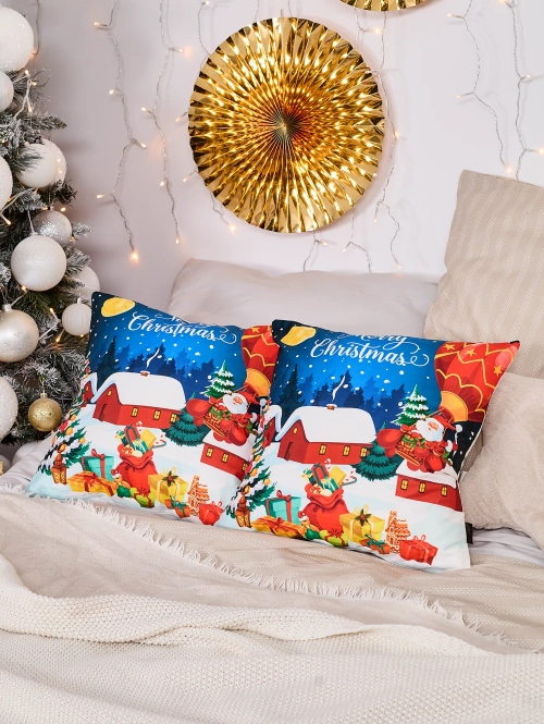 Роялфешн Декоративна Різдвяна подушкова обкладинка