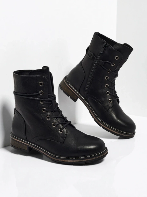 Ботильйони Жіночі Luna Чорні Синтетичні Кежуал на Осінь