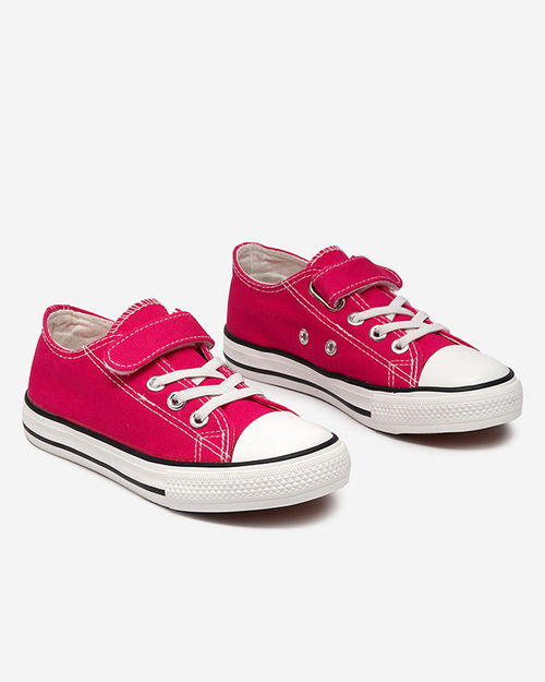 Дитячі кеди кольору фуксії Finso