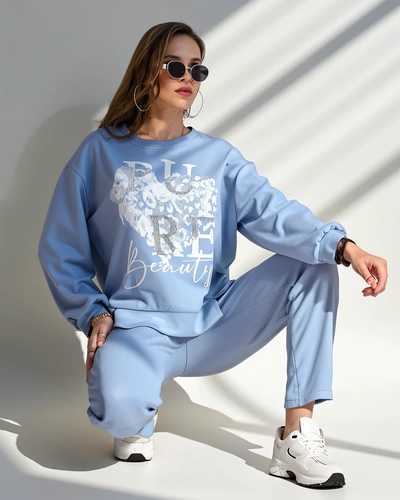 Royalfashion Damen Viskose-Set mit Druck