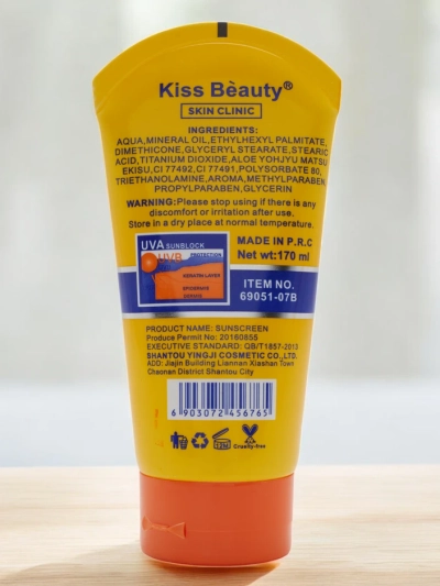 Kiss Beauty Sonnencreme 90 SPF 170ml
