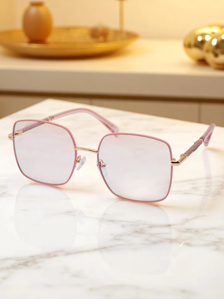 Royalfashion Sonnenbrille in eckigem Skyline-Design