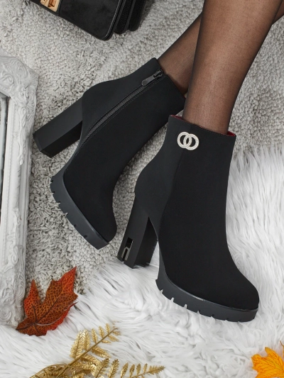 Olivane Damenstiefeletten aus mattem Öko-Leder