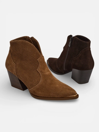 Damen Cowboystiefel aus Naturleder Nilof