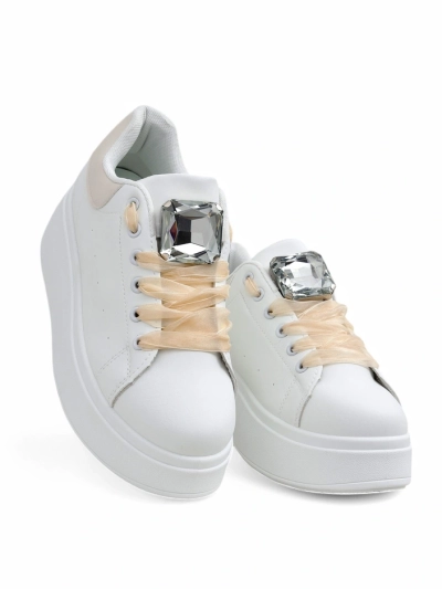 Royalfashion Damen Sportsneaker auf einer Plattform Safirrat