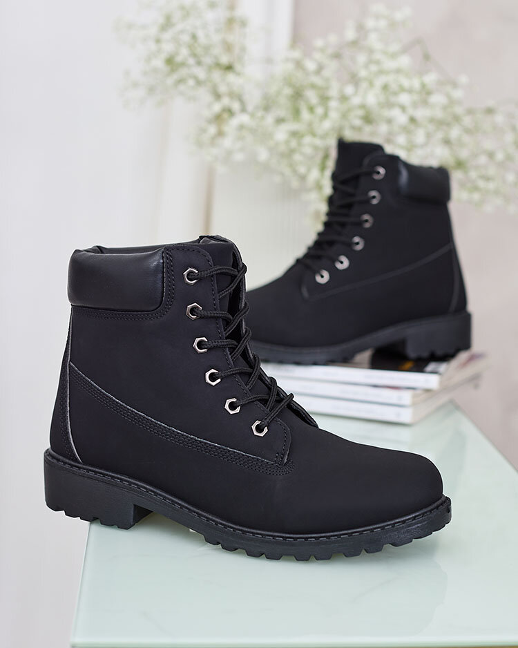 Royalfashion Black women's Karveliea trappers