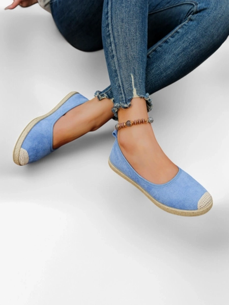 Royalfashion Damen Eco-Suede Espadrilles Aroles