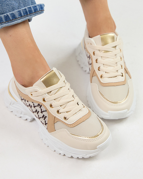 Бежеві жіночі кросівки Umikatu