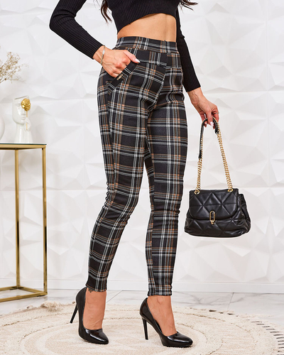 Royalfashion Warmed checkered women's teggings