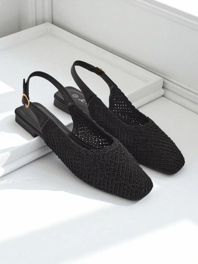 Royalfashion Damen Sandalen mit offener Ferse Breeze Woven