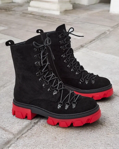 Royalfashion Damen Schnürstiefel Xorri