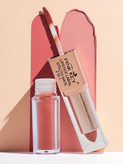 Matt Lippenstift in Stift- und Flüssigform 2-in-1 Strawberry Mousse