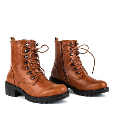 Trappers in camel Gigi - Schuhe