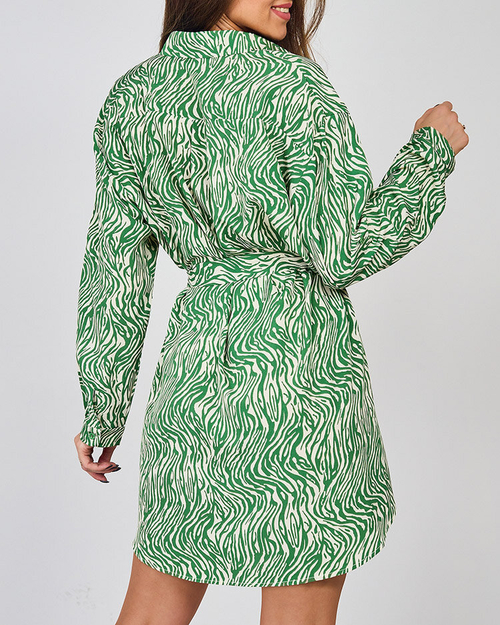 Жіноча міні-сукня Royalfashion з візерунком "зебра"