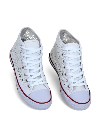 Royalfashion Damen perforierte Sneakers Limme