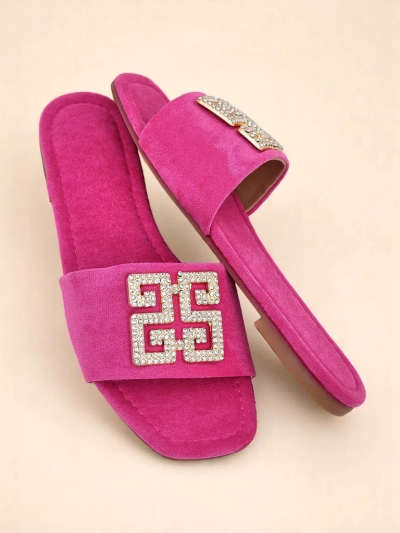 Royalfashion Damenslipper mit flacher Sohle Zamila