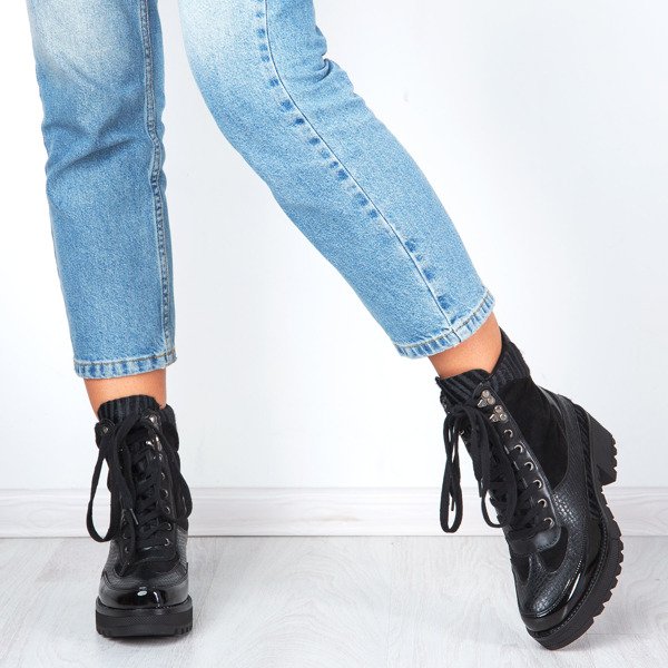Black Viper Posttaschen mit Animal-Print - Schuhe