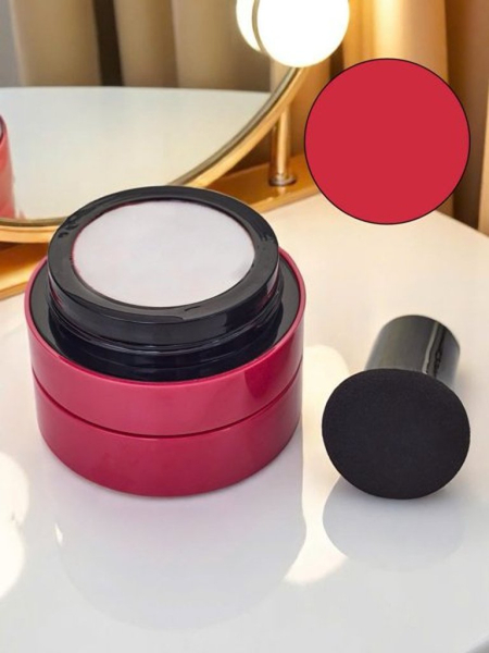 Rouge mit Schwamm, Farbe Orchid