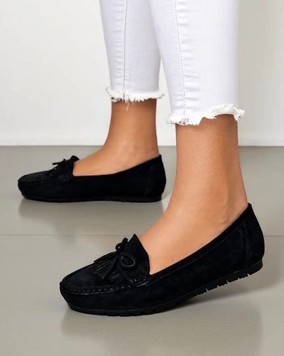 Royalfashion Damen Eco-Suede Mokkasins Etette