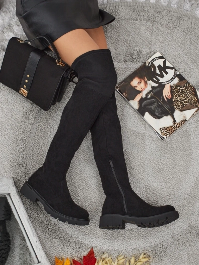 Damen Overknee-Stiefel Velmara