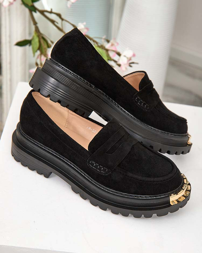 Royalfashion Damen Öko-Wildleder-Mokassins Retillum
