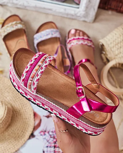 Royalfashion Damen bestickte Mussir-Sandalen