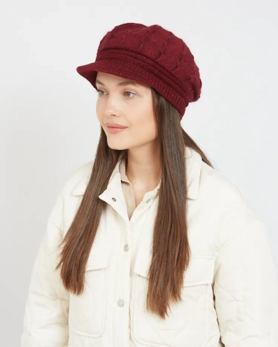 Royalfashion Damen-Baskenmütze mit Schirm
