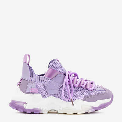Violette Damen Sportschuhe Sneakers Olitax - Schuhe