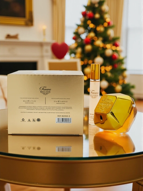 Zestaw Inspirowana Damska woda perfumowana oraz perfumetka Femme Billion