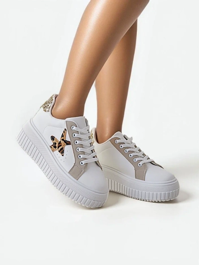 Royalfashion Damen Plattform Sport Sneakers Elin