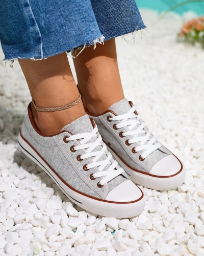 Royalfashion Світло-сірі жіночі кеди Gumpy