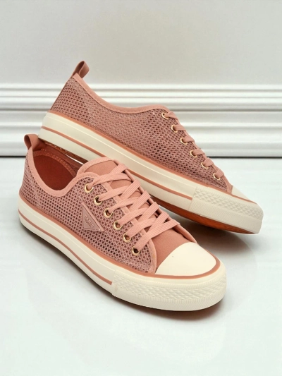 Royalfashion Damen perforierte Sneakers Rebbse