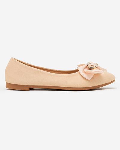 Royalfashion Damen Ballerinas spitze Spitze mit Schleife Retripo
