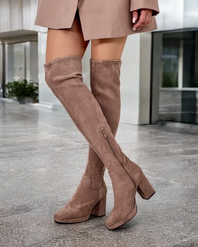 Жіночі чоботи на шпильці Royalfashion