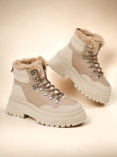 Royalfashion Damen Schnürstiefel Qiroz