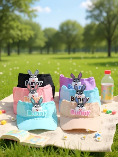 Royalfashion Kinder-Sonnenvisor mit Hasenohren