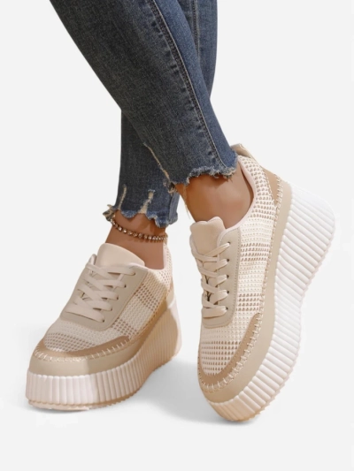 Royalfashion Damen Plateau-Sneaker Siserra