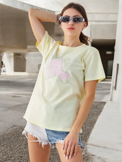 Royalfashion Damen Baumwollbluse mit Print