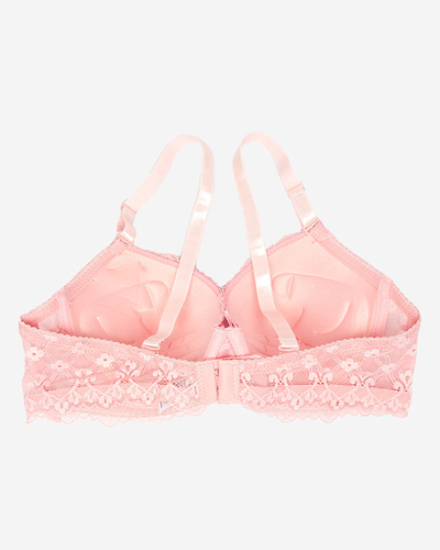 Damen-BH mit rosa Spitze - Unterwäsche