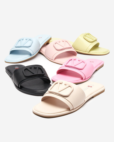 Cartec-Hausschuhe aus grünem Öko-Leder für Damen - Schuhe