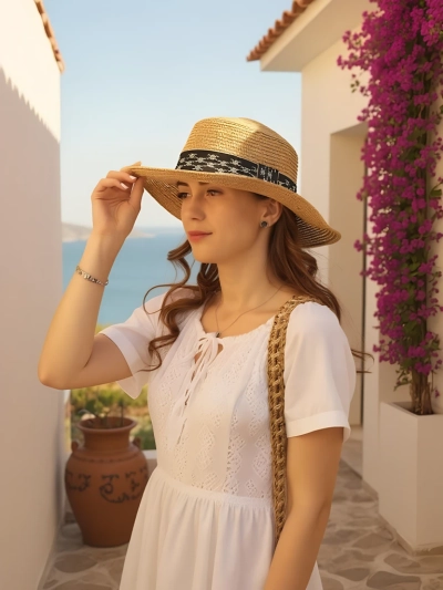 Royalfashion Солом'яний капелюх для жінок Silky Shade