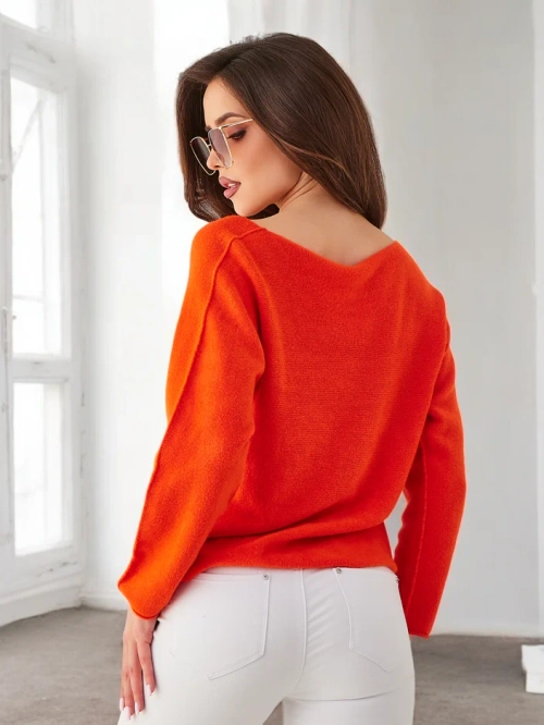 Royalfashion В'язаний тонкий жіночий светр з віскози