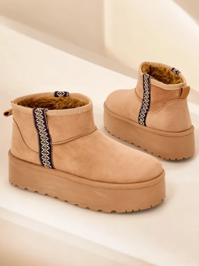 Royalfashion Kurze Damen Schneestiefel Haluzi