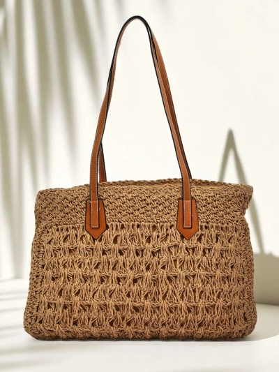 Royalfashion Große Strohtasche für Damen Coco Breeze