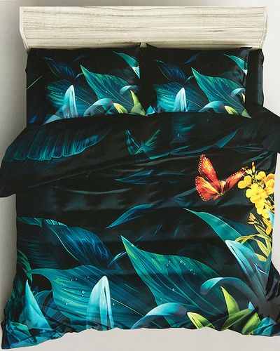 Royalfashion Gemusterte Bettwäsche 200x220 3-teiliges Set