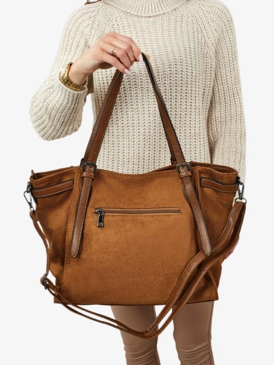Damen Shopper Handtasche Daville aus Öko-Wildleder