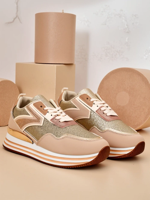 Royalfashion Жіночі кросівки з блискітками Borovis