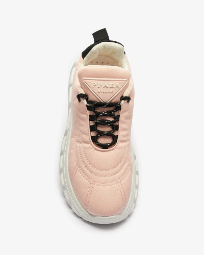 Hellrosa Damen-Sportschuhe aus Stoff Riotay- Footwear