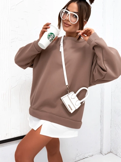 Royalfashion Baumwoll-Pullover für Frauen mit abnehmbarem Unterteil